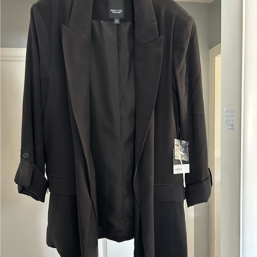 Black Blazer by Simply Vera Wang